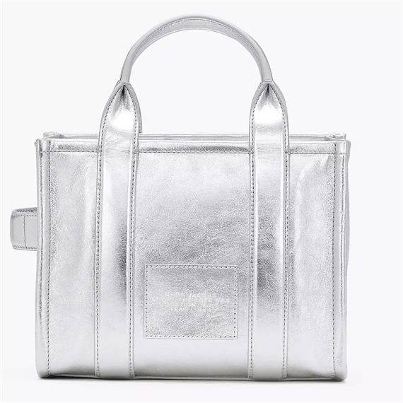 Marc Jacobs The Leather Small Tote, Metallic 